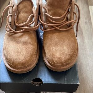 UGG Tan Suede Ankle Boots